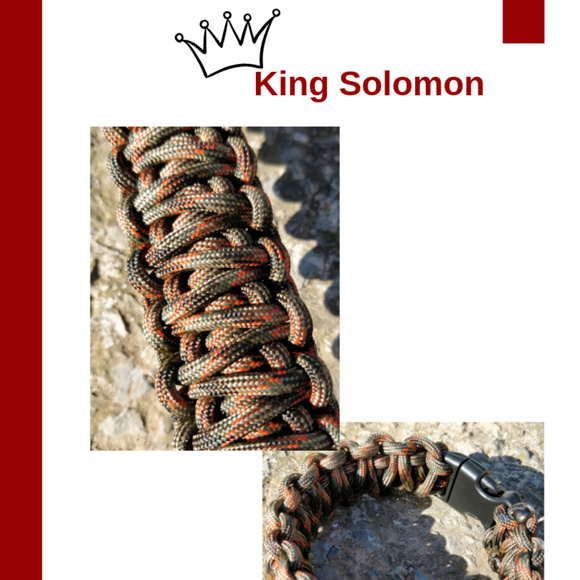 NWOT Unisex Custom Paracord Bracelet - Picture 3 of 8